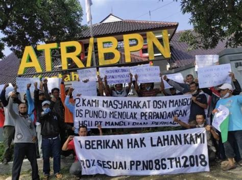 Tolak Perpanjangan Hgu Warga Mangli Gruduk Kantor Bpn