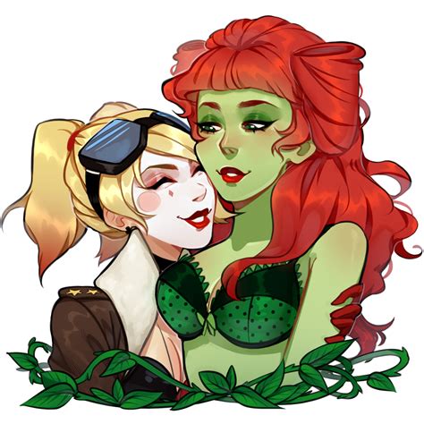 The Love Of Harley Quinn And Poison Ivy Photo Artofit