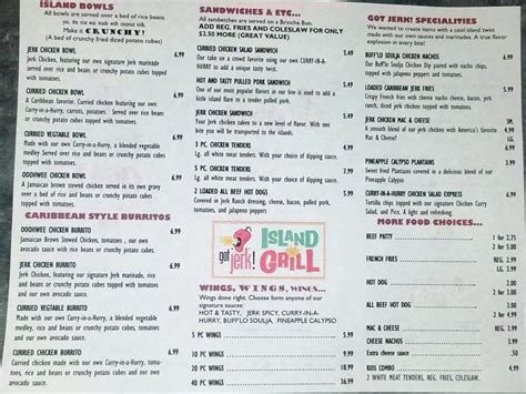 Online Menu Of Got Jerk Island Grill Restaurant Harrisburg