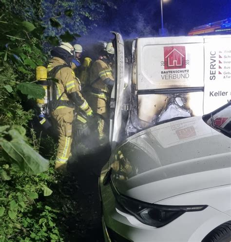 Pkw Und Wohnmobil Brennen Einsatzbericht Menden Lendringsen