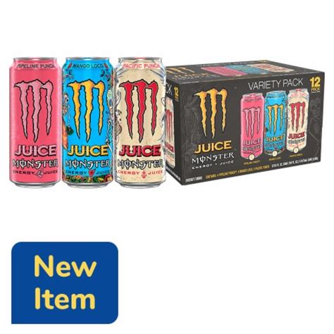 Juice Monster® Energy Drink Variety Pack Cans, 12 pk / 16 fl oz - Kroger