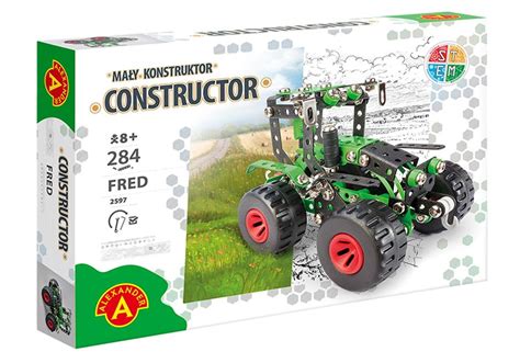 Constructor Traktor Bauset Metallbaukasten Amsler Spielwaren