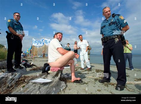 Nude Beach Protest Seattle Held In Discovery Parks North Beach I Small