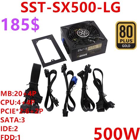 Original Psu For Silverstone Brand Sfx 80plus Gold Game Mute Power Supply 600w 500w Power Supply