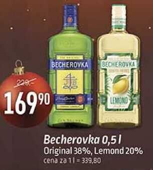 Archiv Becherovka L Original Lemond V Akci Platn Do