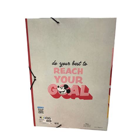 Carpeta Oficio Solapas Estampada Mickey Mouse Mooving