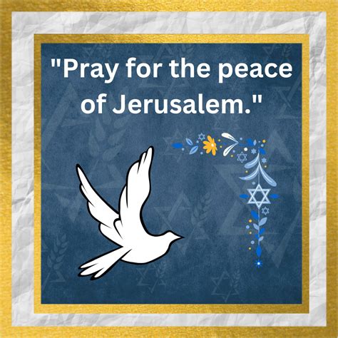 Pray for the Peace of Jerusalem – The Tree of Life