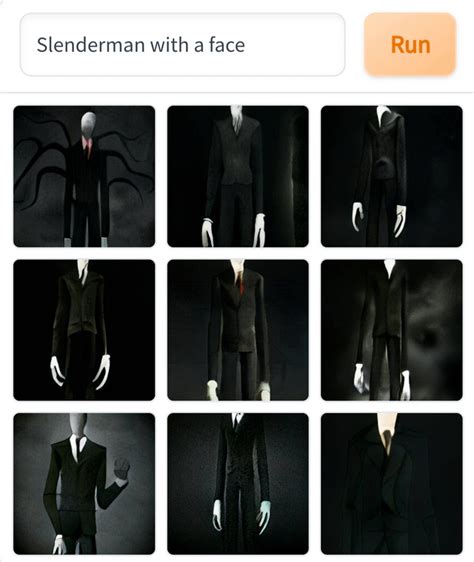 Slenderman face reveal : r/weirddalle