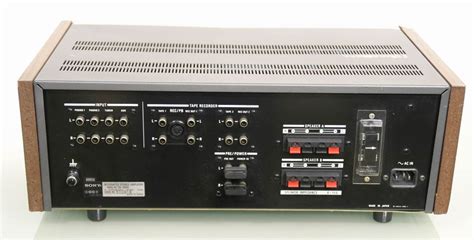 Sony Ta Integrated Amplifier Audiobaza