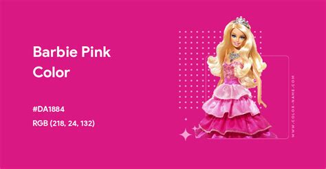 Barbie Pink color hex code is #DA1884