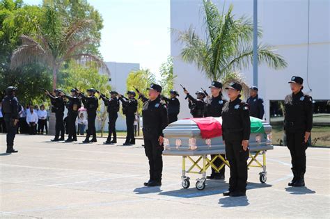 Rinden homenaje póstumo a policía de la GE caído en Cruillas en