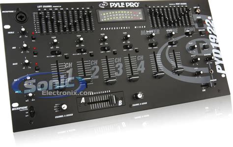 Pyle Pyd Rack Mount Channel Pro Series Dj Mixer With