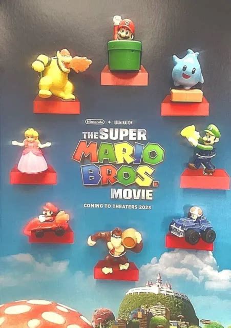 Mcdonald S New The Super Mario Bros Movie Happy Meal Toys Complete