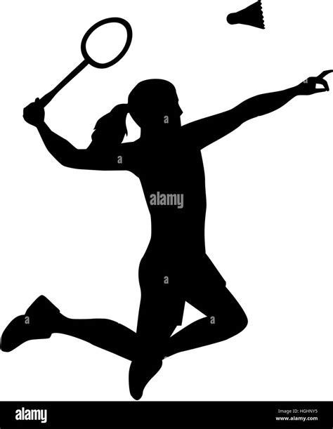 badminton icon black  white stock  images alamy