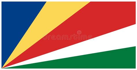 Bandera De Seychelles Rep Blica De Las Seychelles Ilustraci N Del