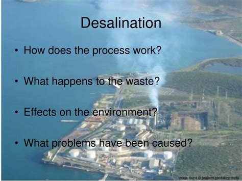 PPT - The environmental impact of desalination waste disposal ...