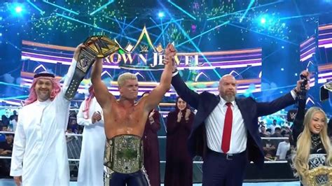 WWE CROWN JEWEL 2024 REVIEW CODY RHODES WINS THE CROWN JEWEL