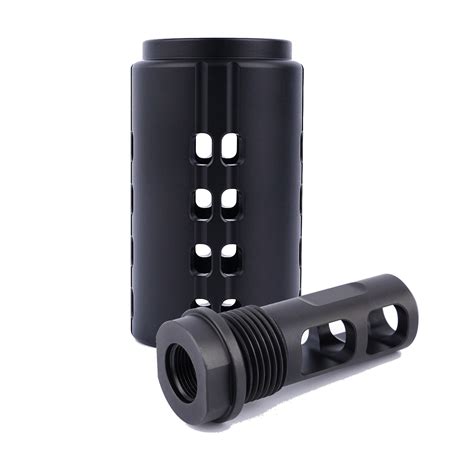 Hunting Accessory Stainless Muzzle Brake 22223556 Cal Threaded 1