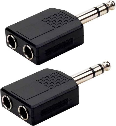 Amazon Sairps Audio Splitter Trs Stereo Plug Interconnect