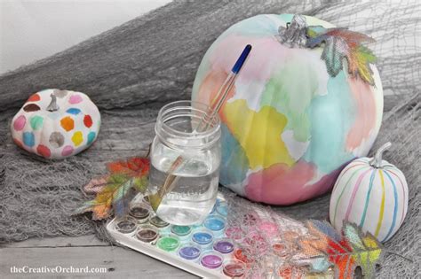 the Creative Orchard: CREATE: Watercolor Painted Pumpkins