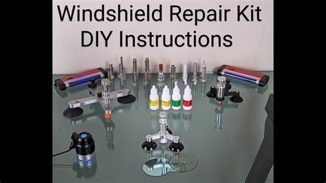 Windshield Repair Kit Instructions With A Professional Tool For Diy Or Professional Use Youtube