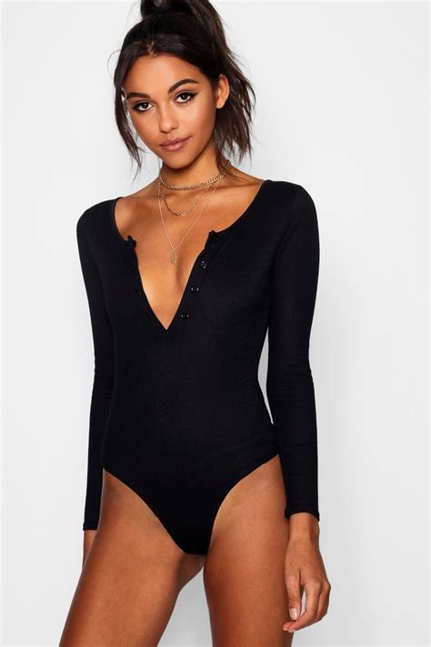 Click Here To Find Out About The Longsleeve Knitted Button Up Bodysuit