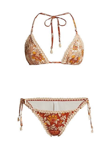 Zimmermann Andie Crochet Bikini Set Spliced Editorialist