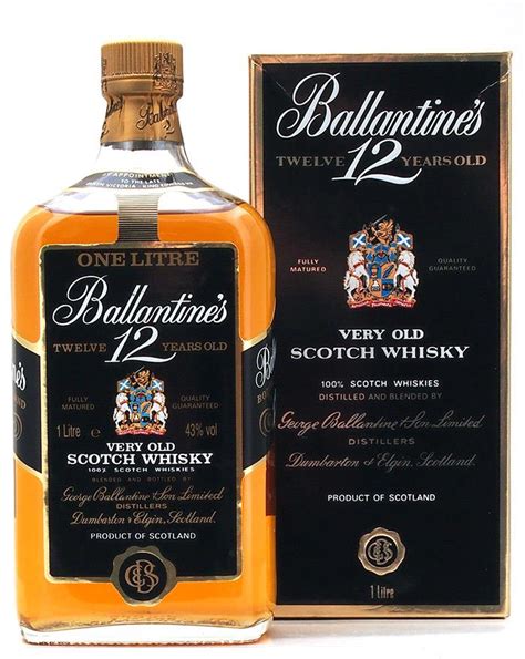 Ballantines 12 Year Old Very Old Scotch Whisky 100 Cl