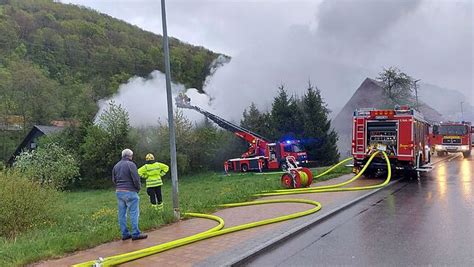 Klettgau Bewohner Bei Brand In Einfamilienhaus In Riedern Am Sand