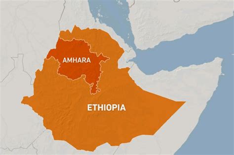 Amhara Region Map - Daron Philippa