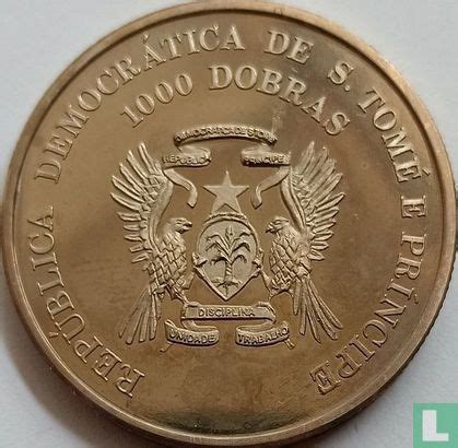 Sao Tomé en Principe 1000 dobras 1993 PROOF 1996 Summer Olympics in