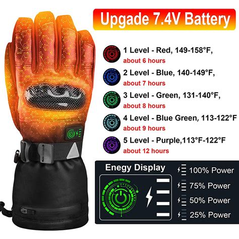 Wholesale Heated Thermal Gloves Rechargeable Winter Warmer MTECG009