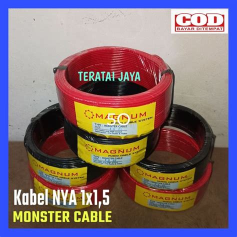 Roll Kabel Kawat Tunggal X Magnum Kabel Nya X Yard Kabel