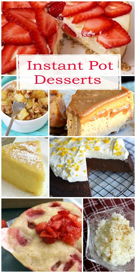 8 Instant Pot Dessert Recipes Raindrops and Sunshine