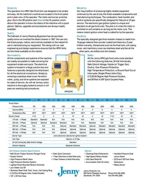 Steam Jenny Gas Hot Pressure Washer 1880 C Mr Hard Water