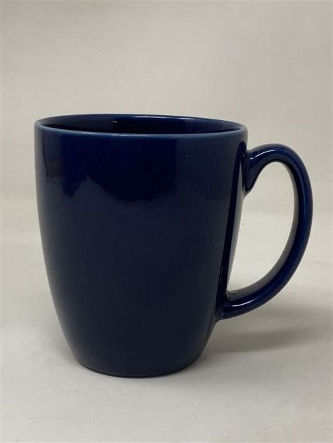 Corelle Dark Blue Stoneware Coffee Mug Holds 8 Oz Ebay Coffee