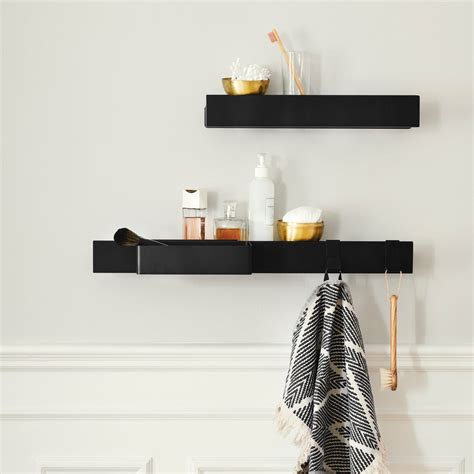 Flex magnetic shelf 60 black oak/ black – Gejst Design