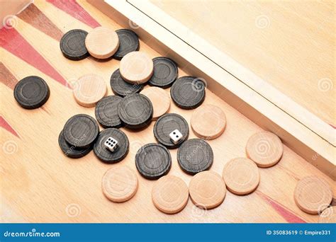 Backgammon Stock Image Image Of Play Wood Isolated 35083619