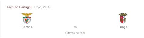 O Belo Voar da Águia Benfica vs Braga Taça de Portugal 8 ºs de Final