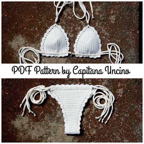 Pdf Crochet Pattern For Selene Crochet Bikini Top And Brazilian Bottom