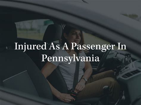 Can You Sue If You Were A Passenger In A Car Accident Ciccarelli Law