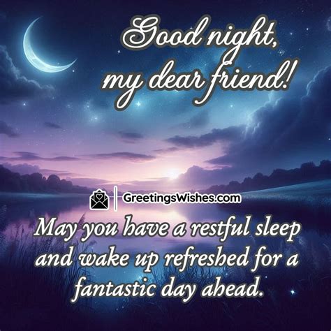 Good Night Messages For Friends Greetings Wishes