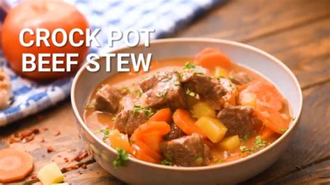 How To Make Crock Pot Beef Stew YouTube