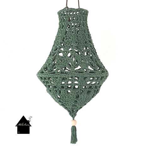 Gehaakte Kroonluchter Valentijn Minimop Crochet Lamp Crochet