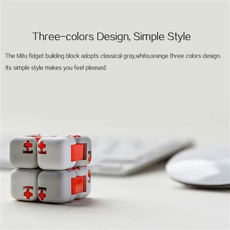 Jual Gadgetku4u Xiaomi MITU Cube Building Blocks Finger Fidget Anti ...