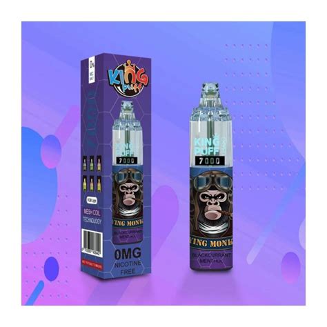 Blackcurrant Menthol Puffs Jetables De Puffs King Puff V Eleciga