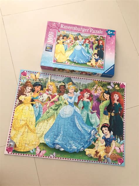 Disney princesses puzzle, Hobbies & Toys, Toys & Games on Carousell