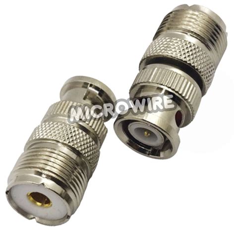 Bnc Male Plug To So Uhf Pl Jack Rf Female Coaxial Adapter Cable