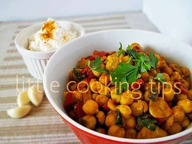 Curry chickpeas (garbanzo beans) - Recipe Petitchef