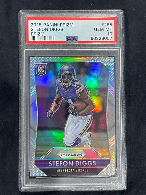 Stefon Diggs 2015 Prizm 285 Silver Price Guide Sports Card Investor